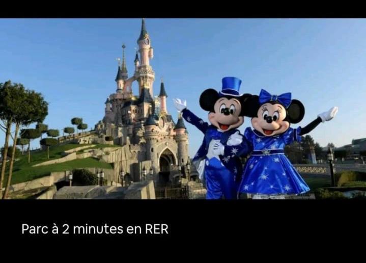 מונטבראן Appartement 2 Pieces 5Min Gare Val D'Europe Parking Inclus מראה חיצוני תמונה